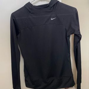 Dri fit hodded nike long sleeve